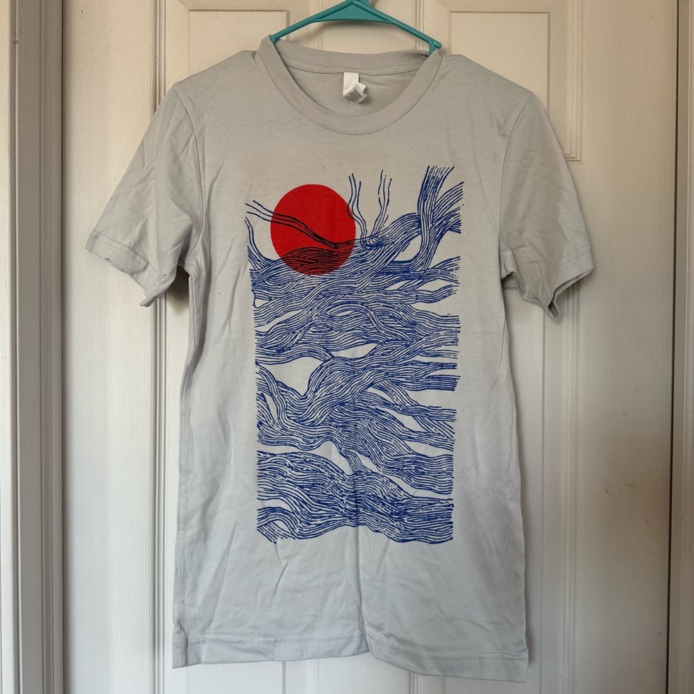 Fennec Design Co. Graphic T-Shirt with Red and Blue Design